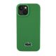 Lacoste Iconic Petit Pique Woven Logo iPhone 15 MagSafe tok, zöld