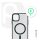 Phoner Apple iPhone 13 Pro Hybrid Mag MagSafe kemény hátlap tok, sötétzöld