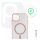 Phoner Apple iPhone 15  Pro Hybrid Mag MagSafe kemény hátlap tok, rózsaszín