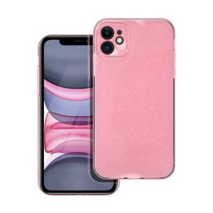 Clear Apple Iphone 11 tok 2mm, rózsaszín