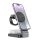Hoco CQ3 wireless töltő 3in1 15W, MagSafe, fekete