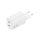4smarts PDplug Dual töltő adapter 2xUSB-C, 45W, fehér