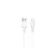 Hoco X20 USB / USB-C töltő- és adatkábel, 2 m, fehér