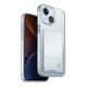Uniq Air Fender Apple iPhone 15 kártyatartós tok, átlátszó