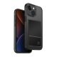 Uniq Air Fender Apple iPhone 15 kártyatartós tok, füstszürke