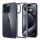 Spigen Ultra Hybrid Apple iPhone 15 Pro Max tok, Space Crystal, átlátszó-szürke, fekete-átlátszó
