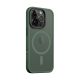 Tactical MagForce Hyperstealth Apple iPhone 14 Pro Magsafe hátlap tok, áttetsző/sötétszöld