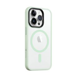   Tactical MagForce Hyperstealth Apple iPhone 14 Pro Magsafe hátlap tok, áttetsző/világoszöld