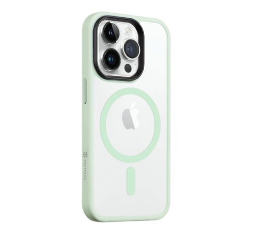 Tactical MagForce Hyperstealth Apple iPhone 14 Pro Magsafe hátlap tok, áttetsző/világoszöld