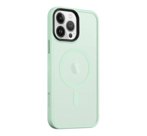 Tactical MagForce Hyperstealth Apple iPhone 13 Pro Max Magsafe hátlap tok, áttetsző/világoszöld