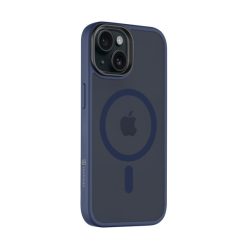   Tactical MagForce Hyperstealth Apple iPhone 15 Magsafe hátlap tok, áttetsző/sötétkék
