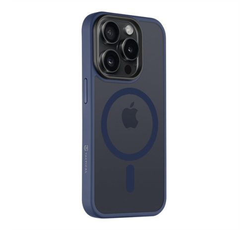 Tactical MagForce Hyperstealth Apple iPhone 15 Pro Magsafe hátlap tok, áttetsző/sötétkék