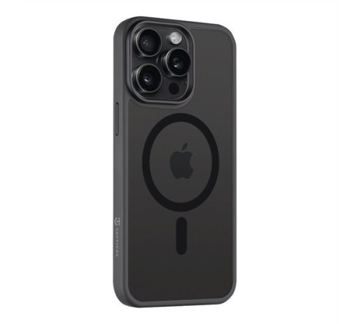 Tactical MagForce Hyperstealth Apple iPhone 15 Pro Max Magsafe hátlap tok, áttetsző/sötétszürke
