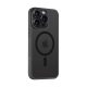 Tactical MagForce Hyperstealth Apple iPhone 15 Pro Max Magsafe hátlap tok, áttetsző/sötétszürke