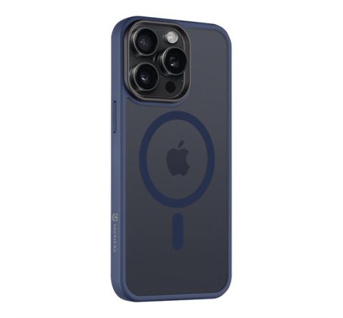 Tactical MagForce Hyperstealth Apple iPhone 15 Pro Max Magsafe hátlap tok, áttetsző/sötétkék