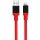 Tactical Fat Man USB / Lightning töltő- és adatkábel, 1m, piros