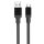 Tactical Fat Man USB / USB-C töltő- és adatkábel, 1m, szürke