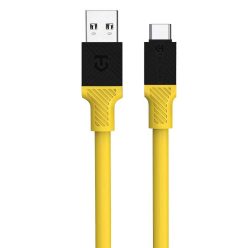   Tactical Fat Man USB / USB-C töltő- és adatkábel, 1m, sárga