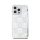DKNY Liquid Glitter Checkered Pattern iPhone 15 Pro Max hátlap tok, átlátszó