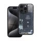 Tech iPhone 15 szilikon hátlap tok, szürke