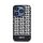 DKNY PU Leather Repeat Pattern Bottom Stripe iPhone 12/12 Pro hátlap tok, fekete