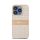 DKNY PU Leather Repeat Pattern Tonal Stripe iPhone 14 Pro Max hátlap tok, rózsaszín