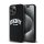 DKNY Liquid Silicone White Printed Logo Apple iPhone 13 Pro Max Magsafe hátlap tok, fekete, DKHMP13XSNYACH