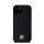 DKNY PU Leather Repeat Pattern Stack Logo Apple iPhone 15 Plus Magsafe kompatibilis hátlap tok, fekete