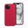 Frame iPhone 15 közepesen ütésálló tok kameravédő kerettel, magenta