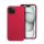 Frame iPhone 15 Plus közepesen ütésálló tok kameravédő kerettel, magenta