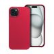 Frame iPhone 15 Plus közepesen ütésálló tok kameravédő kerettel, magenta