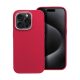 Frame iPhone 15 Pro közepesen ütésálló tok kameravédő kerettel, magenta