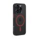Tactical MagForce Hyperstealth 2.0 Apple iPhone 15 Pro tok, fekete/piros