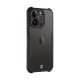 Tactical Quantum Stealth Apple iPhone 14 Pro hátlap tok, átlátszó/fekete