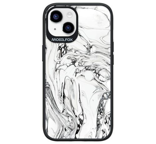 Mobilfox Apple iPhone 14 full-shock 3.0 hátlap tok, Ebony and Ivory