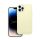 Roar Apple iPhone 12 Pro Max prémium szilikon tok velúr béléssel, világossárga