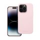 Roar Apple iPhone 14 Pro prémium szilikon tok velúr béléssel, világos rózsaszín