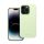 Roar Apple iPhone 14 Pro prémium szilikon tok velúr béléssel, világoszöld