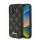 Guess Peony Script Apple iPhone 16 MagSafe kompatibilis hátlap tok, fekete/barna GUHMP16SPGPYSK