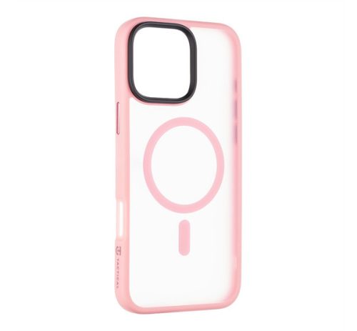 Tactical MagForce Hyperstealth Apple iPhone 16 Pro Max MagSafe kompatibilis tok, áttetsző/rózsaszín