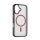 Tactical MagForce Hyperstealth 2.0 Apple iPhone 16 MagSafe kompatibilis tok, fekete/piros