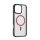 Tactical MagForce Hyperstealth 2.0 Apple iPhone 16 Pro Max MagSafe kompatibilis tok, fekete/piros