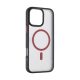 Tactical MagForce Hyperstealth 2.0 Apple iPhone 16 Pro Max MagSafe kompatibilis tok, fekete/piros