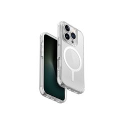   Uniq Combat Apple iPhone 16 Pro Magsafe szilikon tok, átlátszó/fehér