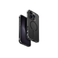   Uniq Eleva Apple iPhone 16 Pro Magsafe szilikon tok tartó résszel, karbon fekete