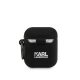 Karl Lagerfeld Rue St Guillaume Silicone Apple AirPods 1/2 tok, fekete