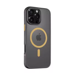   Tactical MagForce Hyperstealth 2.0 Apple iPhone 16 Pro Max MagSafe hátlap tok, fekete/sárga