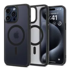   Spigen Ultra Hybrid MagFit Apple iPhone 16 Pro tok, MagSafe, Frost, fekete