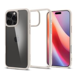   Spigen Ultra Hybrid Apple iPhone 16 Pro tok, Natural Titanium, átlátszó-bézs