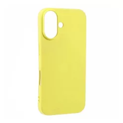   Phoner Apple iPhone 16 Plus szilikon tok, szilikon tok, sárga